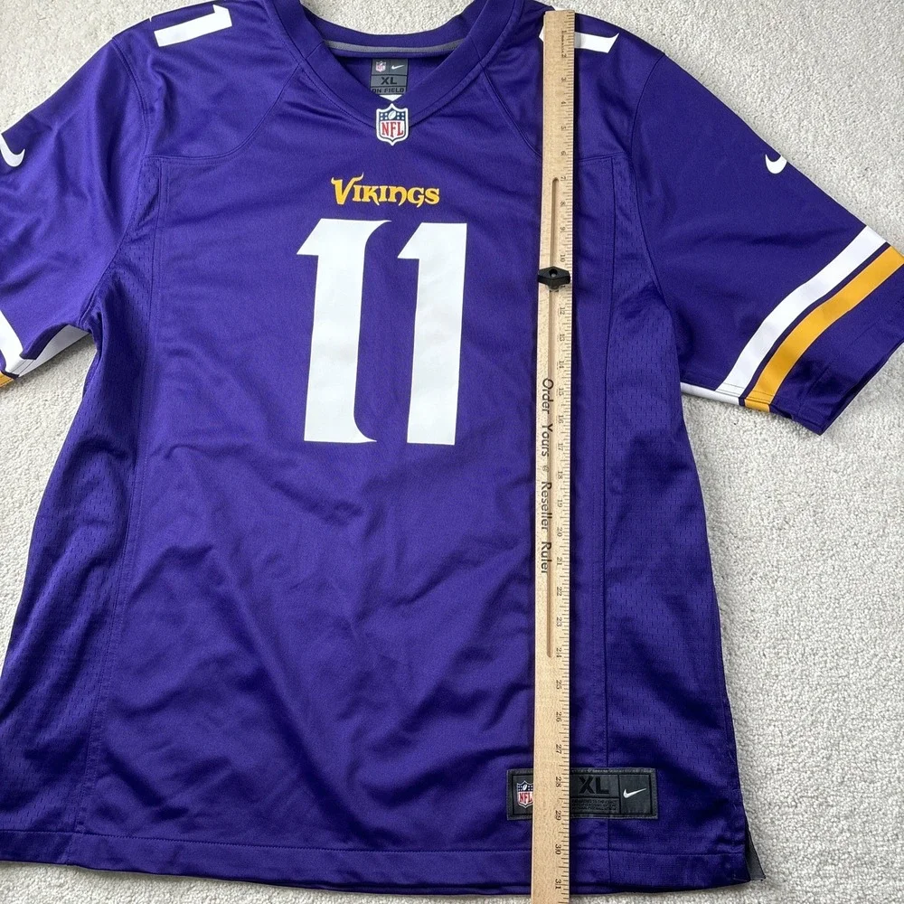 Mike Wallace #11 Minnesota Vikings NFL Nike On Field Purple Jersey Men's Size XL